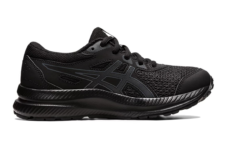 Order ASICS Contend 8 'Hitam Carrier Grey' Anak SD 1014A259-001