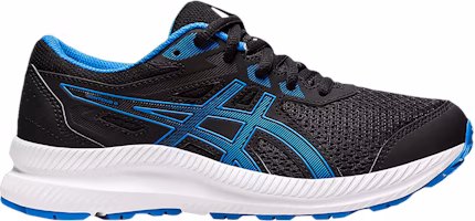 (Grade School) ASICS Contend 8 'Black Electric Blue' 1014A259-004 (Grade School) ASICS Contend 8 'Black Electric Blue' 1014A259-004
