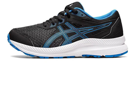 (Grade School) ASICS Contend 8 'Black Electric Blue' 1014A259-004 Buy (Grade School) ASICS Contend 8 'Black Electric Blue' 1014A259-004