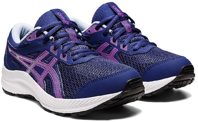 (Grade School) ASICS Contend 8 'Dive Blue Orchid' Anak-Anak 1014A259-400 Lookbook (Grade School) ASICS Contend 8 'Dive Blue Orchid' Anak-Anak 1014A259-400
