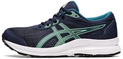 (Grade School) ASICS Contend 8 'Midnight New Leaf' 1014A259-403 (Grade School) ASICS Contend 8 'Midnight New Leaf' 1014A259-403