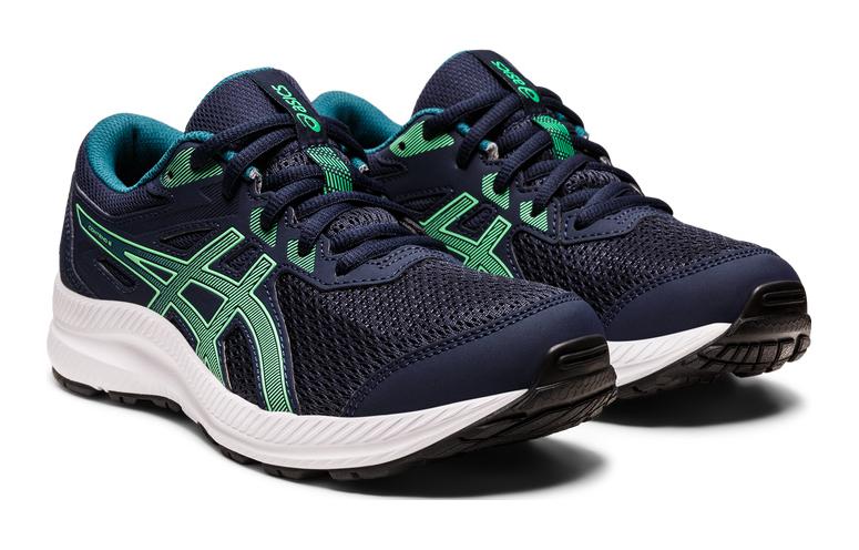 Lookbook (Grade School) ASICS Contend 8 'Medianoche Hoja Nueva' 1014A259-403