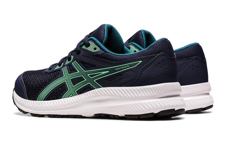 Shop (Grade School) ASICS Contend 8 'Medianoche Hoja Nueva' 1014A259-403