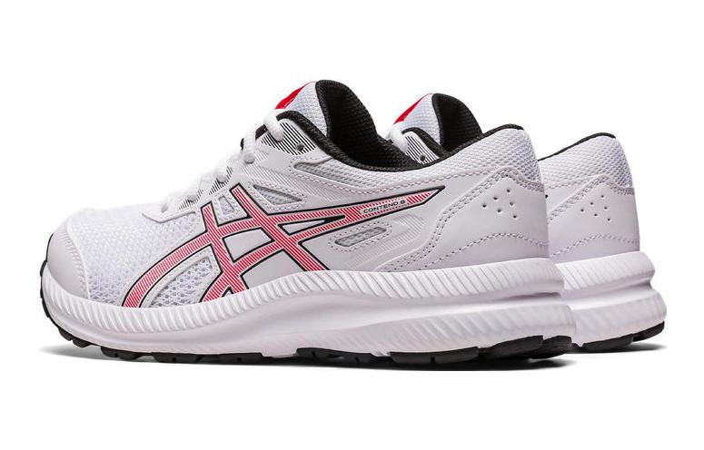 Shop (Grade School) ASICS Contend 8 'White Electric Red' 1014A259-103