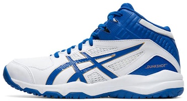 (Grade School) ASICS Dunkshot MB 9 'White Blue' 1064A006-101 (Grade School) ASICS Dunkshot MB 9 'White Blue' 1064A006-101