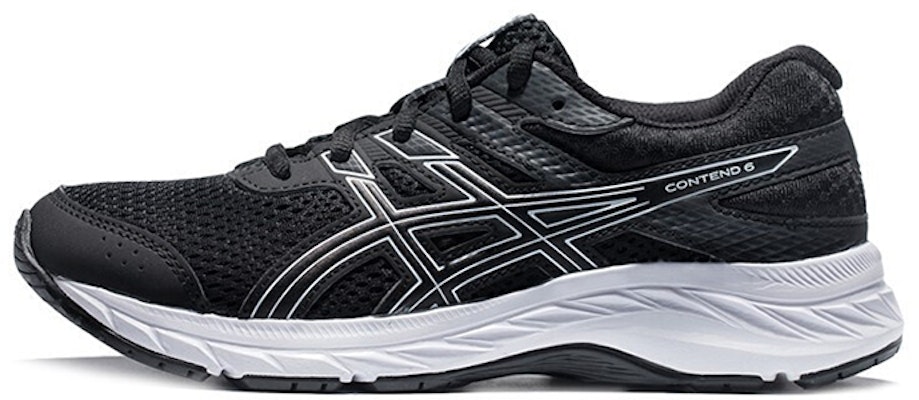 ASICS Gel Contend 6 'Black White' (Sekolah Rendah) 1014A086-001 Buy ASICS Gel Contend 6 'Black White' (Sekolah Rendah) 1014A086-001