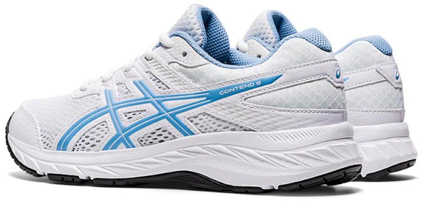 (Grade School) ASICS Gel Contend 6 ''Weiß Blaues Glück'' 1014A086-105 Lookbook (Grade School) ASICS Gel Contend 6 ''Weiß Blaues Glück'' 1014A086-105