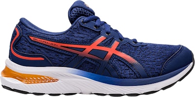 (Grade School) ASICS Gel Cumulus 24 GS 'Deep Ocean Cherry Tomato' 1014A270-401 (Grade School) ASICS Gel Cumulus 24 GS 'Deep Ocean Cherry Tomato' 1014A270-401