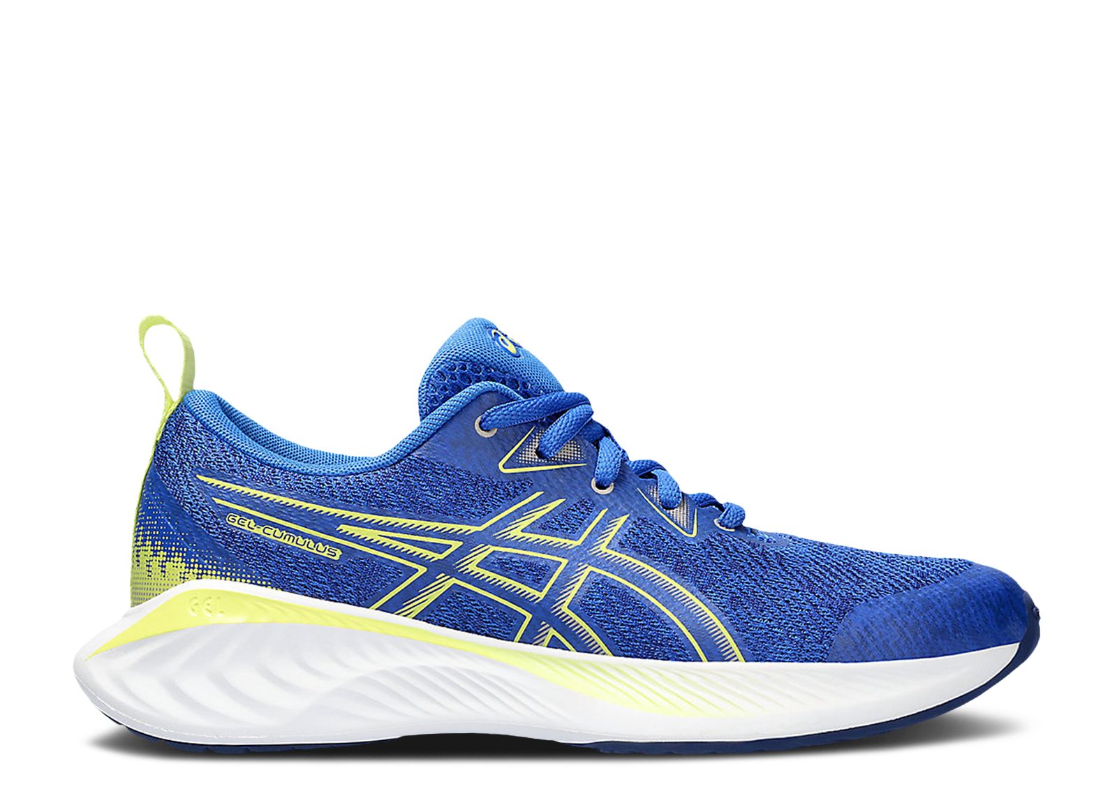 (Grade School) ASICS Gel Cumulus 25 'Illusion Blue Glow Yellow' 1014A312-400