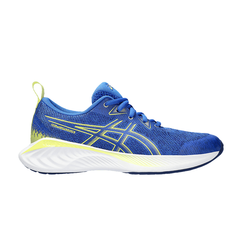 Buy (Infantil) ASICS Gel Cumulus 25 'Azul Ilusión Amarillo Brillante' 1014A312-400