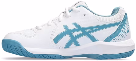 (Grade School) ASICS Gel Dedicate 8 'White Gris Blue' 1044A077-100 (Grade School) ASICS Gel Dedicate 8 'White Gris Blue' 1044A077-100