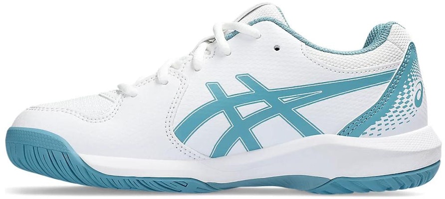 (Grade School) ASICS Gel Dedicate 8 'White Gris Blue' 1044A077-100 Buy (Grade School) ASICS Gel Dedicate 8 'White Gris Blue' 1044A077-100