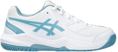 (Kanak-kanak) ASICS Gel Dedicate 8 'Putih Gris Biru' 1044A077-100 Order (Kanak-kanak) ASICS Gel Dedicate 8 'Putih Gris Biru' 1044A077-100