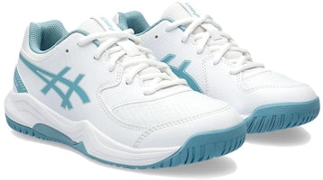 (Kanak-kanak) ASICS Gel Dedicate 8 'Putih Gris Biru' 1044A077-100 Lookbook (Kanak-kanak) ASICS Gel Dedicate 8 'Putih Gris Biru' 1044A077-100