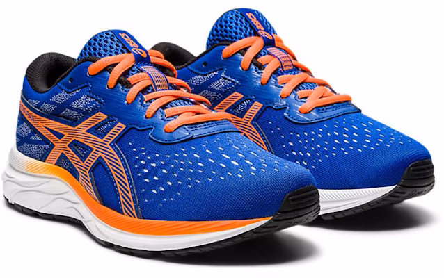 GS アシックス ゲルエキサイト7 ブルー/ショッキングオレンジ 1014A084-405 Shop GS アシックス ゲルエキサイト7 ブルー/ショッキングオレンジ 1014A084-405