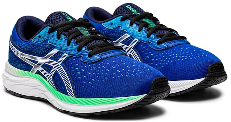 (小学) ASICS Gel Excite 7 宽版 '蓝色' 1014A116-401 Lookbook (小学) ASICS Gel Excite 7 宽版 '蓝色' 1014A116-401