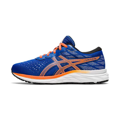(GS) ASICS Gel Excite 7 Wide 'Blue Shocking Orange'