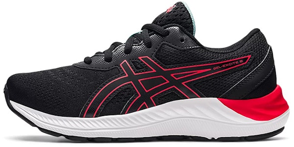 (Infantil) ASICS Gel Excite 8 'Negro Rojo Eléctrico' 1014A201-009 Buy (Infantil) ASICS Gel Excite 8 'Negro Rojo Eléctrico' 1014A201-009