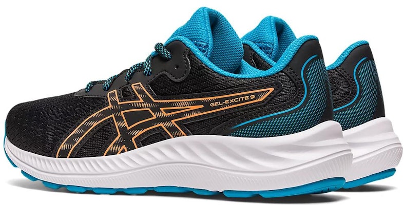 (Infantil) ASICS Gel Excite 9 'Negro Sol Durazno' 1014A231-004 Lookbook (Infantil) ASICS Gel Excite 9 'Negro Sol Durazno' 1014A231-004