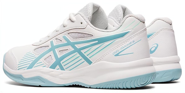 아식스 젤 게임 8 '화이트 스모크 블루' (초등학생용) 1044A025-106 Shop 아식스 젤 게임 8 '화이트 스모크 블루' (초등학생용) 1044A025-106