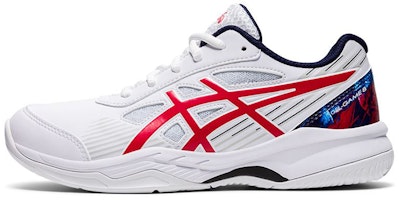 (Grade School) ASICS Gel Game 8 LE 'White Classic Red' 1044A046-110 (Grade School) ASICS Gel Game 8 LE 'White Classic Red' 1044A046-110