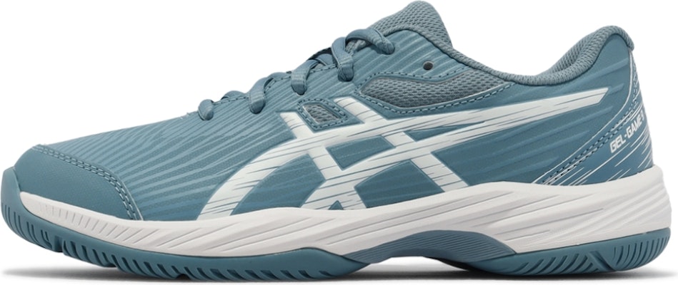 (Grade School) ASICS Gel Game 9 'Gris Blue' 1044A052-402 Buy (Grade School) ASICS Gel Game 9 'Gris Blue' 1044A052-402