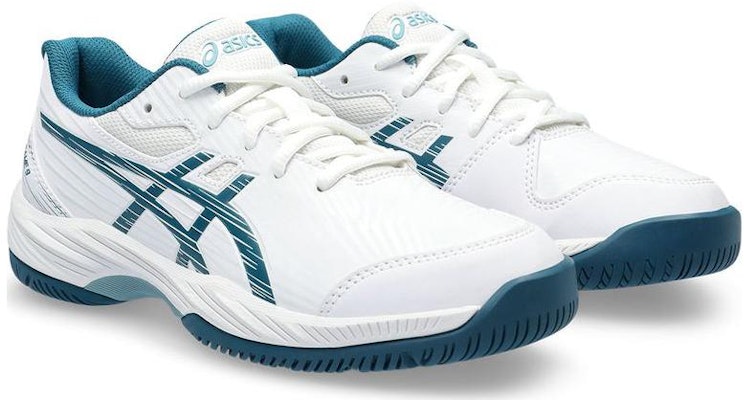 (Grade School) ASICS Gel Game 9 'White Restful Teal' 1044A052-102 Order (Grade School) ASICS Gel Game 9 'White Restful Teal' 1044A052-102