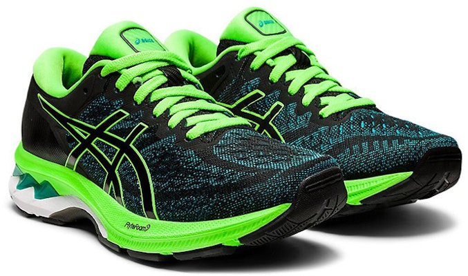 (Grade School) ASICS Gel Kayano 27 'Black Green Gecko' 1014A145-001 Lookbook (Grade School) ASICS Gel Kayano 27 'Black Green Gecko' 1014A145-001