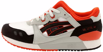 (Grade School) ASICS Gel Lyte 3 'White Black Red' C5A4N-0190 (Grade School) ASICS Gel Lyte 3 'White Black Red' C5A4N-0190