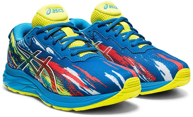 GS アシックス ゲルヌーサトライ13 Reborn Blue/Sour Yuzu 1014A209-400 Lookbook GS アシックス ゲルヌーサトライ13 Reborn Blue/Sour Yuzu 1014A209-400