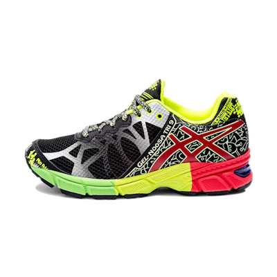 (GS) ASICS Gel Noosa Tri 9 'Black Red Flash Yellow'