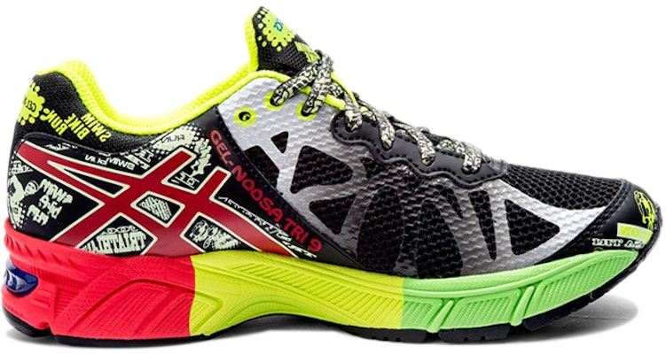 GS アシックス ゲルヌーサトライ9 黒赤黄 C401N-9021 Order GS アシックス ゲルヌーサトライ9 黒赤黄 C401N-9021
