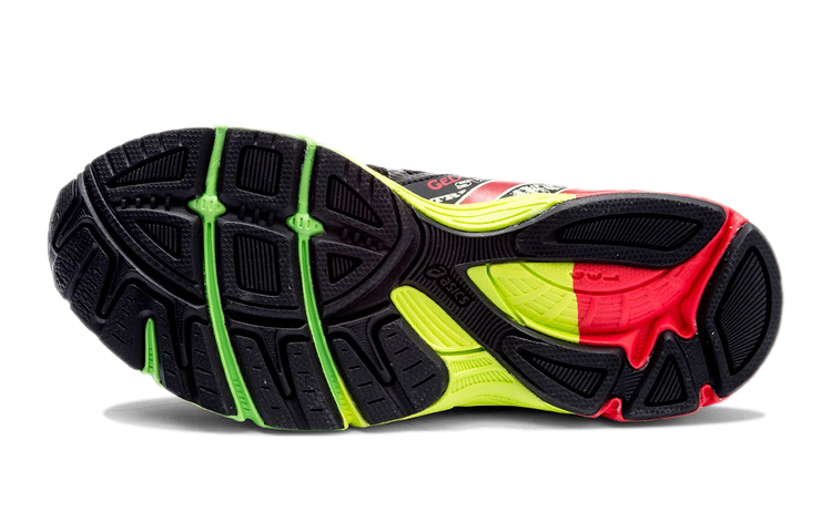 Shop (Grade School) ASICS Gel Noosa Tri 9 ''Nero Rosso Giallo Flash'' C401N-9021