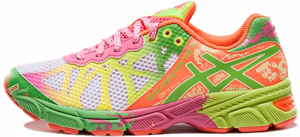 (Grade School) ASICS Gel Noosa Tri 9 'White Lime Hot Pink' C401N-0105 (Grade School) ASICS Gel Noosa Tri 9 'White Lime Hot Pink' C401N-0105