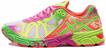 (Grade School) ASICS Gel Noosa Tri 9 'White Lime Hot Pink' C401N-0105 (Grade School) ASICS Gel Noosa Tri 9 'White Lime Hot Pink' C401N-0105