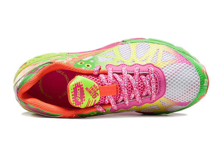 Shop (Grade School) ASICS Gel Noosa Tri 9 ''Wit Lime Roze'' C401N-0105