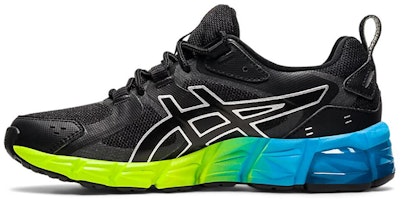 (Grade School) ASICS Gel Quantum 180 6 'Black Aizuri Blue' 1204A002-008 (Grade School) ASICS Gel Quantum 180 6 'Black Aizuri Blue' 1204A002-008