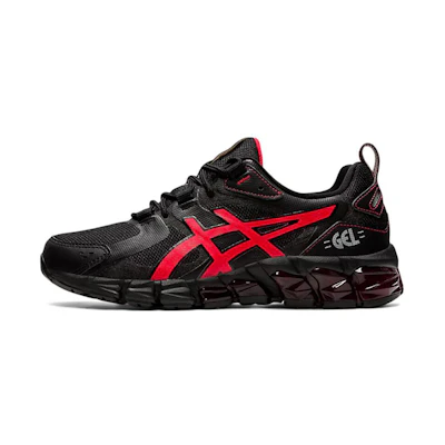 (GS) ASICS Gel QNTM 180 6 'Black Electric Red'