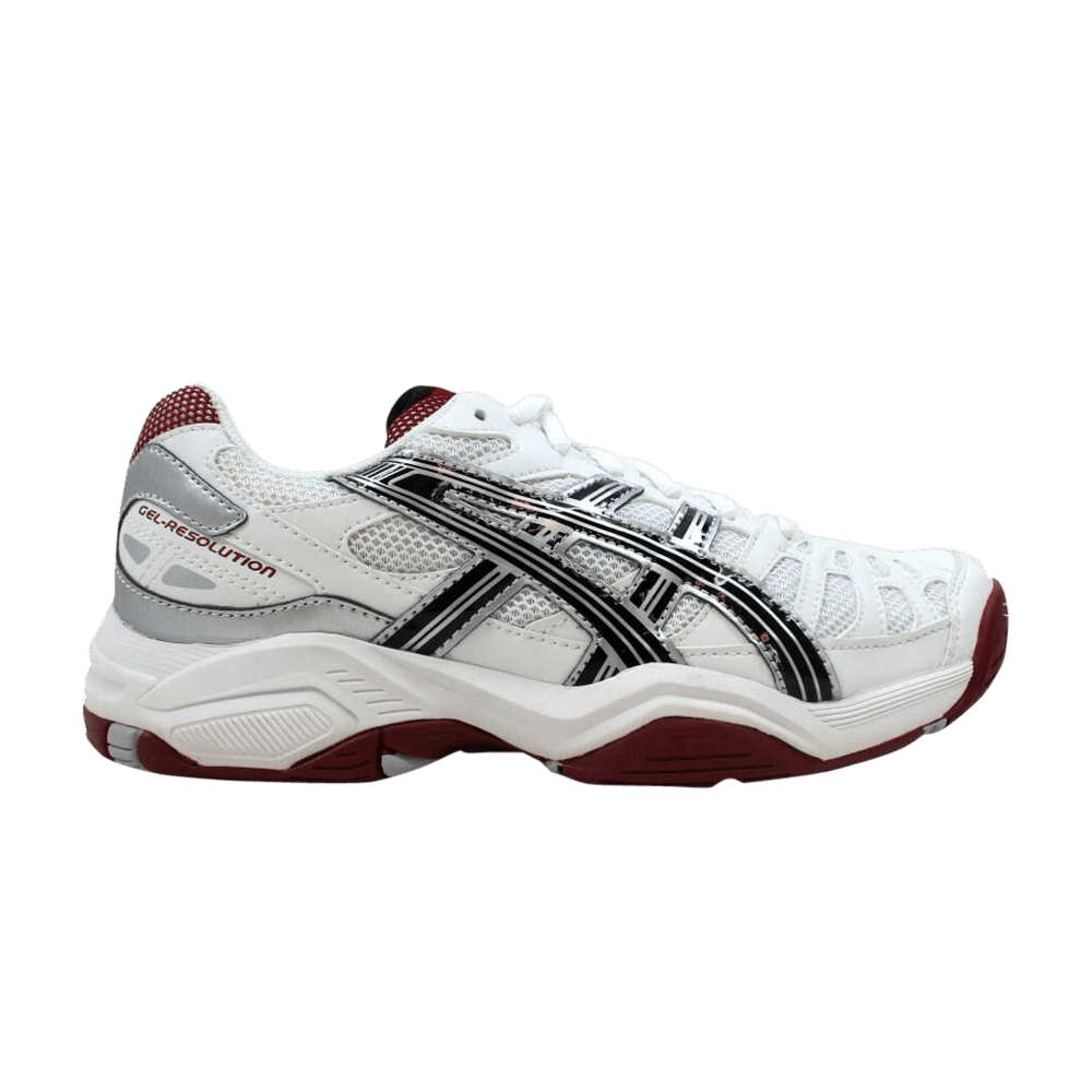 (Grade School) ASICS Gel Resolution 3 'White Brick Red' C103Y-0190