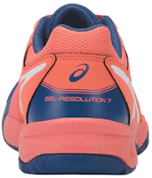 Shop (Enfant) ASICS Gel Resolution 7 ''Papaye Bleu'' C700Y-701