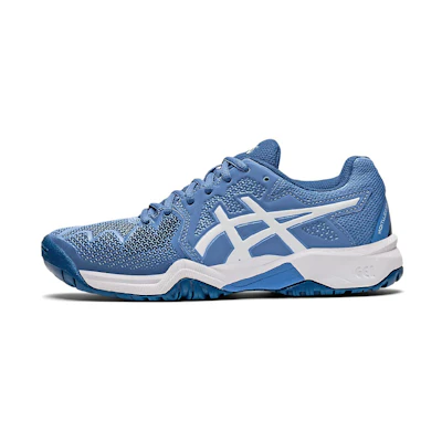(GS) ASICS Gel Resolution 8 'Blue Harmony White'