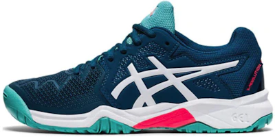 (Grade School) ASICS Gel Resolution 8 'Mako Blue' 1044A018-402 (Grade School) ASICS Gel Resolution 8 'Mako Blue' 1044A018-402