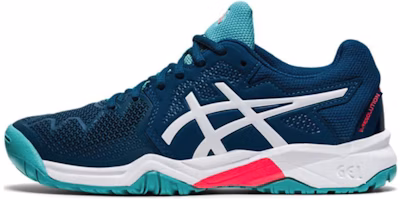 (Grade School) ASICS Gel Resolution 8 'Mako Blue' 1044A018-402 (Grade School) ASICS Gel Resolution 8 'Mako Blue' 1044A018-402