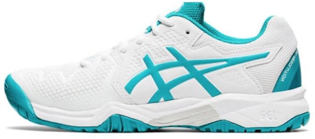 (Grade School) ASICS Gel Resolution 8 'White Lagoon' 1044A018-106 (Grade School) ASICS Gel Resolution 8 'White Lagoon' 1044A018-106