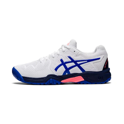 (GS) ASICS Gel Resolution 8 'White Lapis Lazuli Blue'