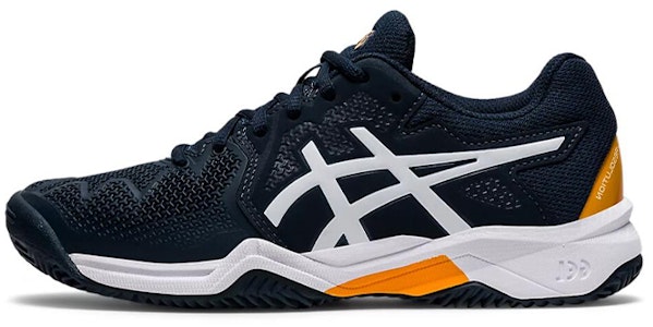 (Grade School) ASICS Gel Resolution 8 Clay 'Biru Perancis Amber' 1044A019-403 Buy (Grade School) ASICS Gel Resolution 8 Clay 'Biru Perancis Amber' 1044A019-403