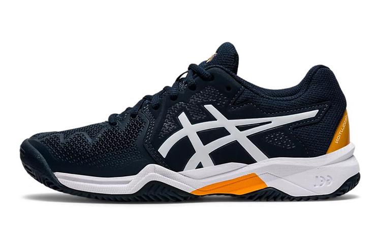 (Grade School) ASICS Gel Resolution 8 Clay 'French Blue Amber' 1044A019-403