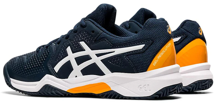 (小童款) ASICS Gel Resolution 8 Clay '法式蓝琥珀' 网球鞋 1044A019-403 Lookbook (小童款) ASICS Gel Resolution 8 Clay '法式蓝琥珀' 网球鞋 1044A019-403