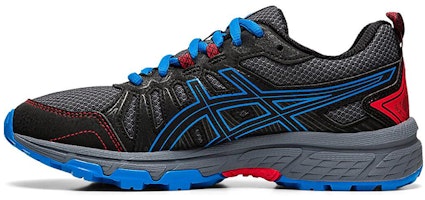 (Grade School) ASICS Gel Venture 7 'Black Directoire Blue' 1014A072-002 (Grade School) ASICS Gel Venture 7 'Black Directoire Blue' 1014A072-002