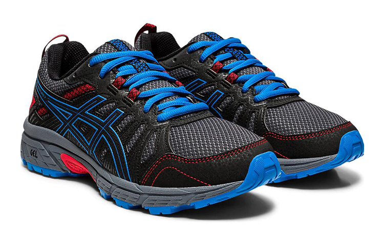 Lookbook ASICS Gel Venture 7 ''Zwart Directoire Blauw'' (Kindermaat) 1014A072-002